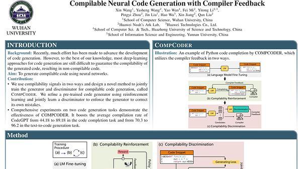 Compilable Neural Code Generation with Compiler Feedback