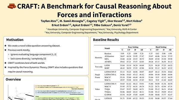 CRAFT: A Benchmark for Causal Reasoning About Forces and inTeractions