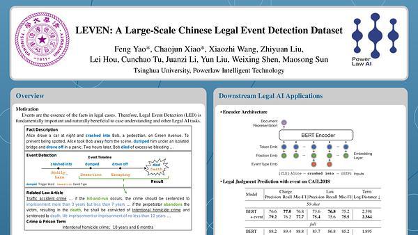 LEVEN: A Large-Scale Chinese Legal Event Detection Dataset