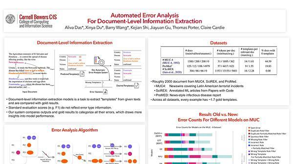Automatic Error Analysis for Document-level Information Extraction