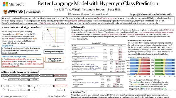 Better Language Model with Hypernym Class Prediction
