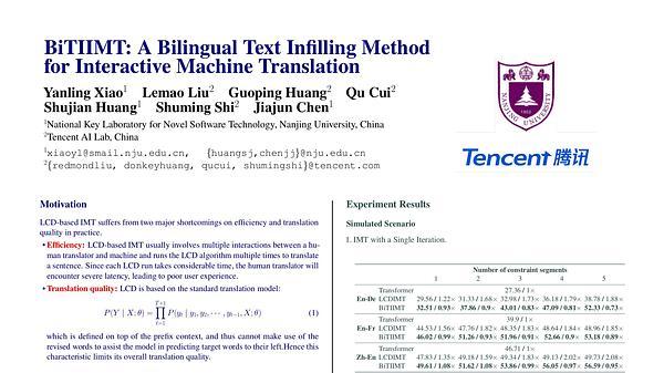 BiTIIMT: A Bilingual Text-infilling Method for Interactive Machine Translation