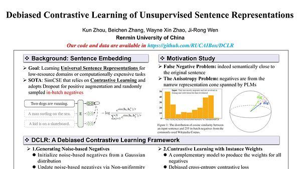 Debiased Contrastive Learning of Unsupervised Sentence Representations