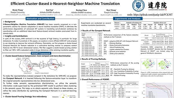 Efficient Cluster-Based $k$-Nearest-Neighbor Machine Translation