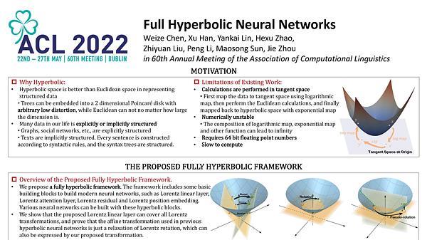 Fully Hyperbolic Neural Networks