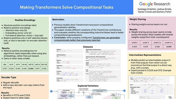 Making Transformers Solve Compositional Tasks