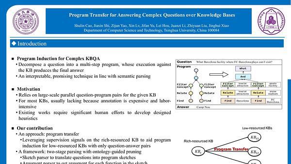 Program Transfer for Answering Complex Questions over Knowledge Bases
