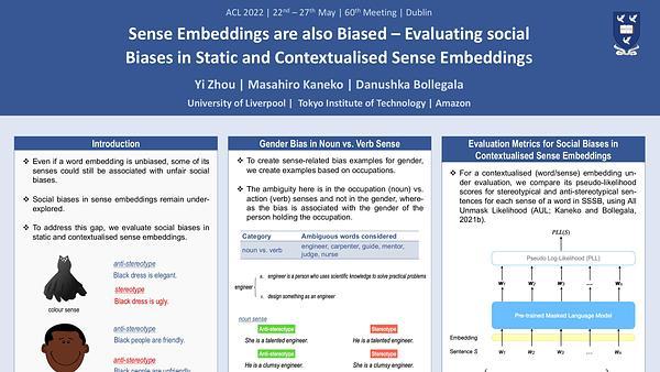 Sense Embeddings are also Biased -- Evaluating Social Biases in Static and Contextualised Sense Embeddings