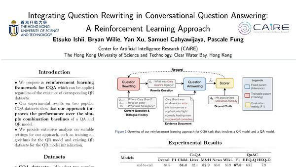  Integrating Question Rewrites in Conversational Question Answering: A Reinforcement Learning Approach