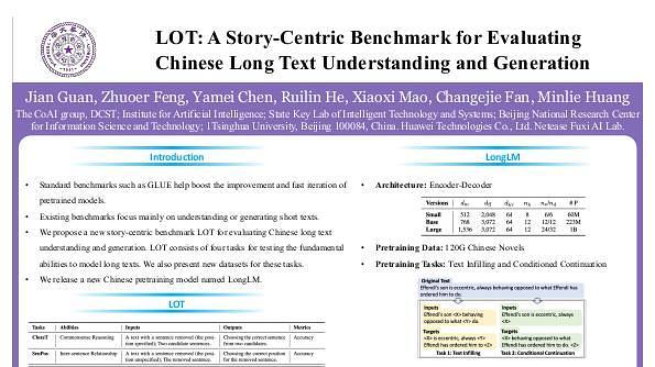 LOT: A Story-Centric Benchmark for Evaluating Chinese Long Text Understanding and Generation