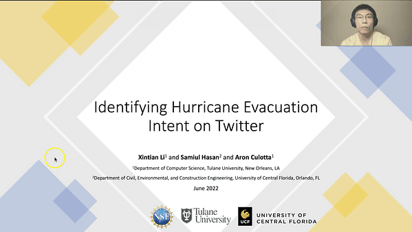 Identifying Hurricane Evacuation Intent on Twitter