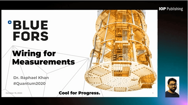 Raphael Khan: Wiring for measurements - Bluefors