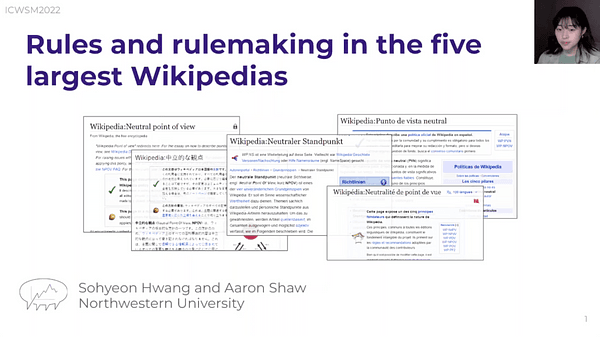 Rules and Rule-making in the Five Largest Wikipedias