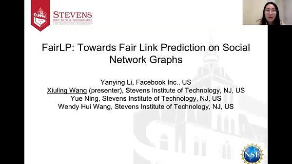 FairLP: Towards Fair Link Prediction on Social Network Graphs