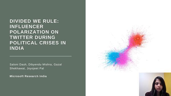 Divided We Rule: Influencer Polarization on Twitter During Political Crises in India
