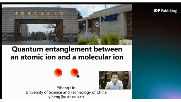 Quantum entanglement between an atomic ion and a molecular ion