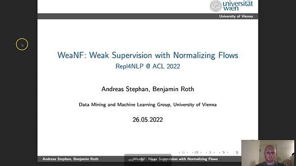 WeaNF: Weak Supervision with Normalizing Flows