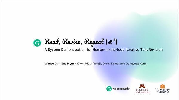 Read, Revise, Repeat: A System Demonstration for Human-in-the-loop Iterative Text Revision