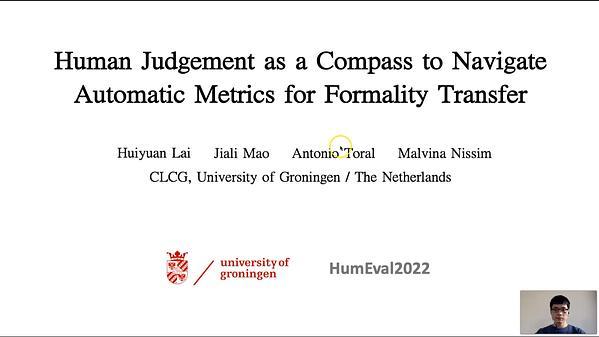 Human Judgement as a Compass to Navigate Automatic Metrics for Formality Transfer