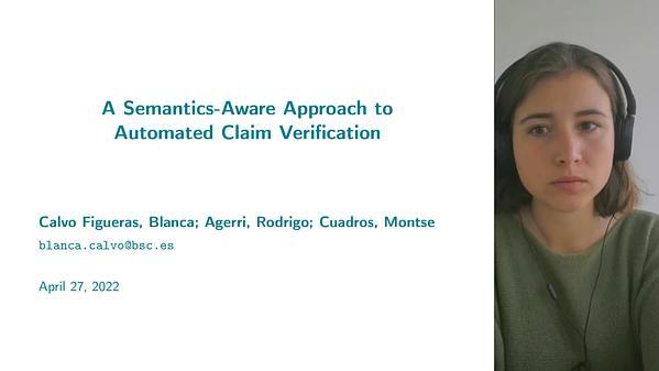 A Semantics-Aware Approach to Automated Claim Verification