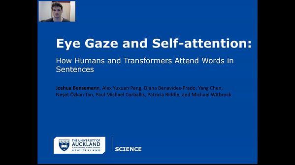Eye Gaze and Self-attention: How Humans and Transformers Attend Words in Sentences