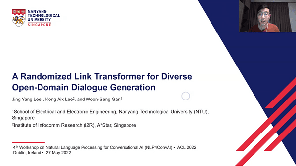 A Randomized Link Transformer for Diverse Open-Domain Dialogue Generation