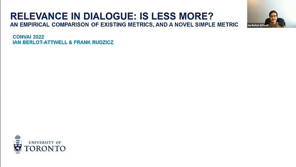 Relevance in Dialogue: Is Less More? An Empirical Comparison of Existing Metrics, and a Novel Simple Metric