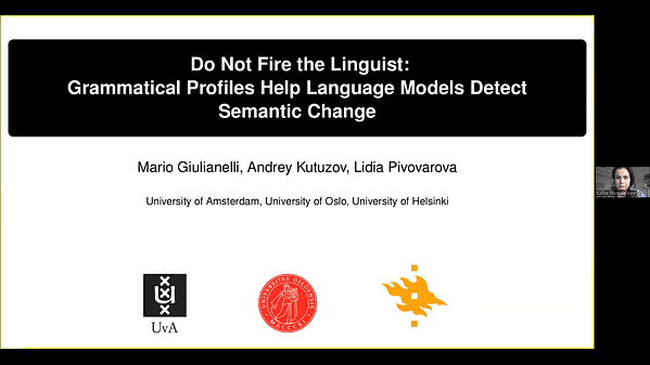 Do Not Fire the Linguist: Grammatical Profiles Help Language Models Detect Semantic Change