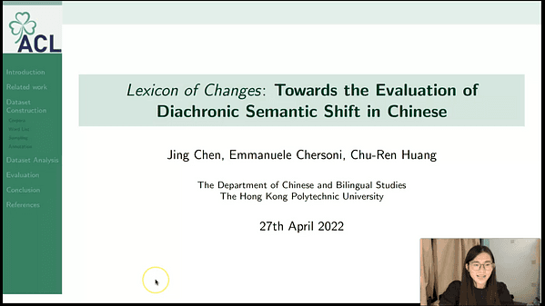 Lexicon of Changes: Towards the Evaluation of Diachronic Semantic Shift in Chinese
