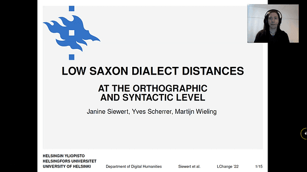 Low Saxon dialect distances at the orthographic and syntactic level