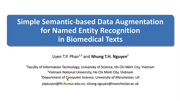 Simple Semantic-based Data Augmentation for Named Entity Recognition in Biomedical Texts