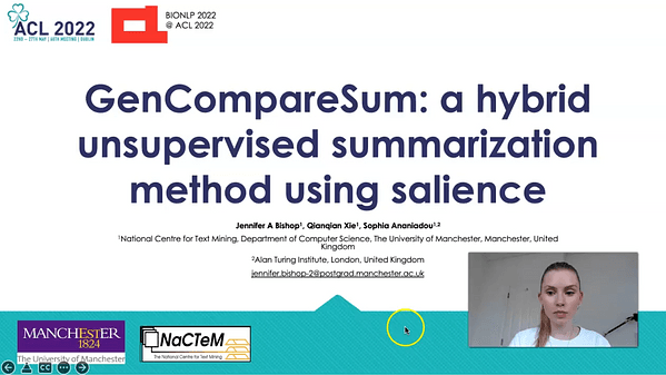 GenCompareSum: a hybrid unsupervised summarization method using salience