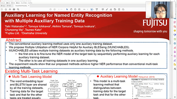 Auxiliary Learning for Named Entity Recognition with Multiple Auxiliary Biomedical Training Data
