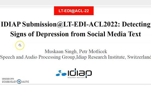 Detecting Signs of Depression from Social Media Text