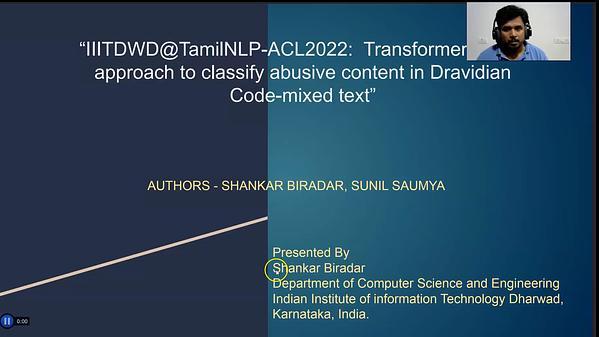 Transformer-based approach to classify abusive content in Dravidian Code-mixed text