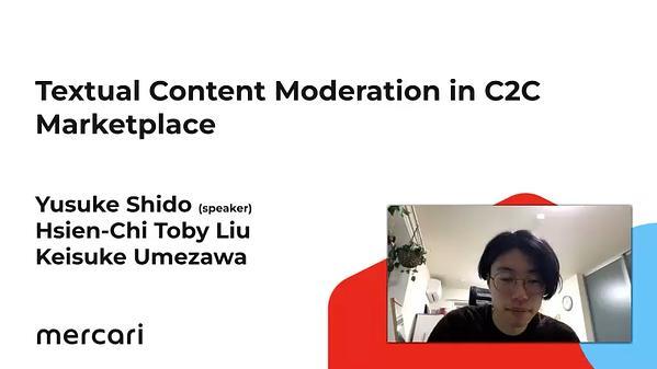 Textual Content Moderation in C2C Marketplace