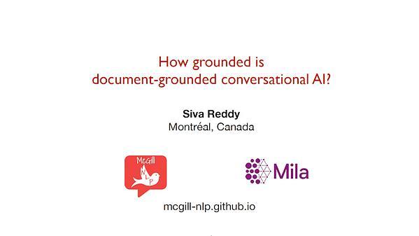 How grounded is document-grounded conversational AI?