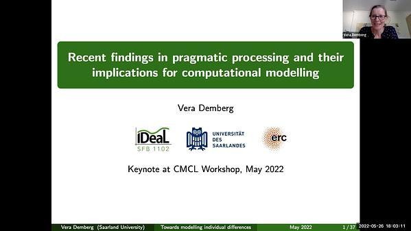 Recent findings in pragmatic processing and their implications for computational modelling