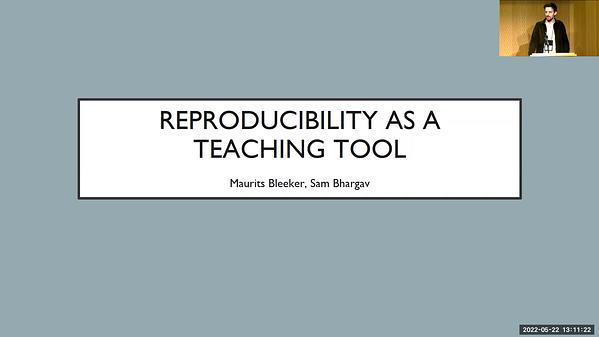 Towards Reproducible Machine Learning Research in Natural Language Processing: Reproducibility as a Teaching Tool