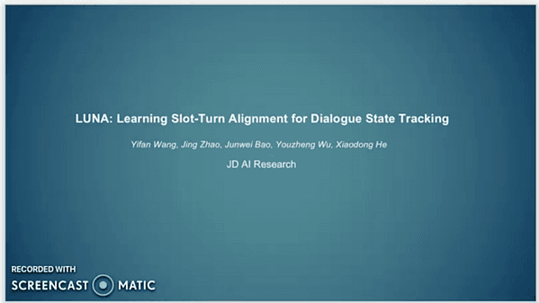 LUNA: Learning Slot-Turn Alignment for Dialogue State Tracking