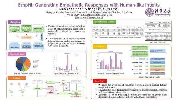 EmpHi: Generating Empathetic Responses with Human-like Intents