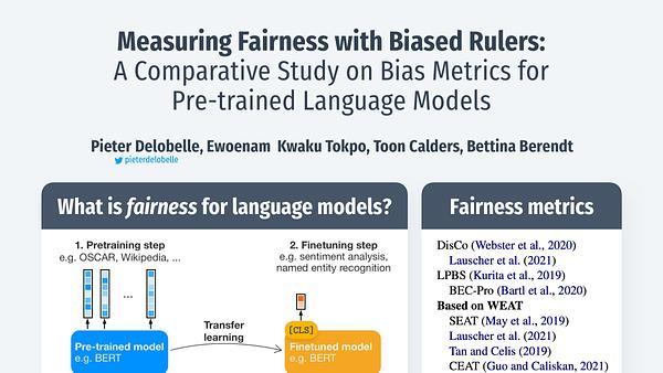 Measuring Fairness with Biased Rulers: A Comparative Study on Bias Metrics for Pre-trained Language Models
