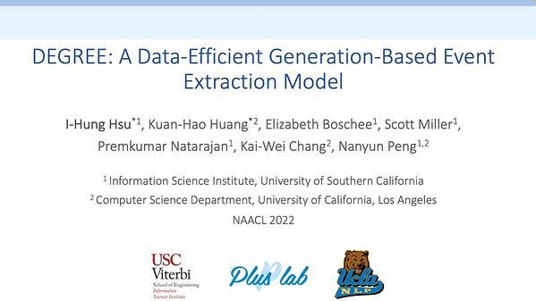 DEGREE: A Data-Efficient Generation-Based Event Extraction Model
