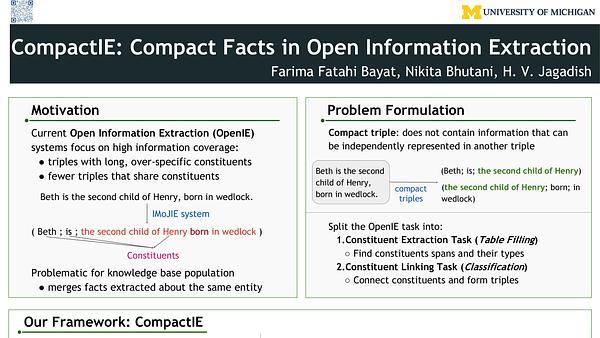 CompactIE: Compact Facts in Open Information Extraction