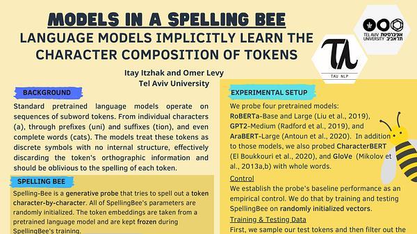 Models In a Spelling Bee: Language Models Implicitly Learn the Character Composition of Tokens
