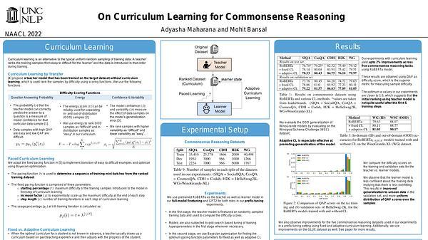 On Curriculum Learning for Commonsense Reasoning
