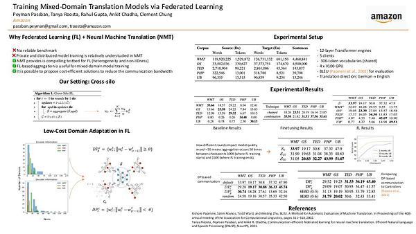 Training Mixed-Domain Translation Models via Federated Learning