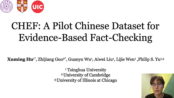 CHEF: A Pilot Chinese Dataset for Evidence-Based Fact-Checking