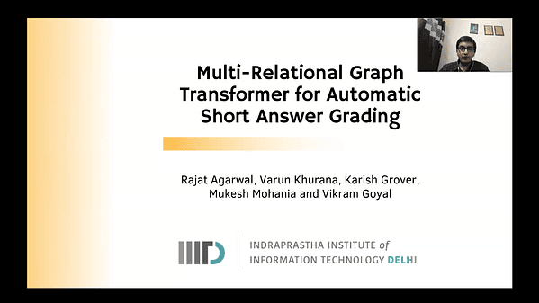 Multi-Relational Graph Transformer for Automatic Short Answer Grading