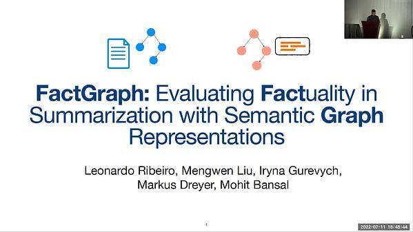 FactGraph: Evaluating Factuality in Summarization with Semantic Graph Representations